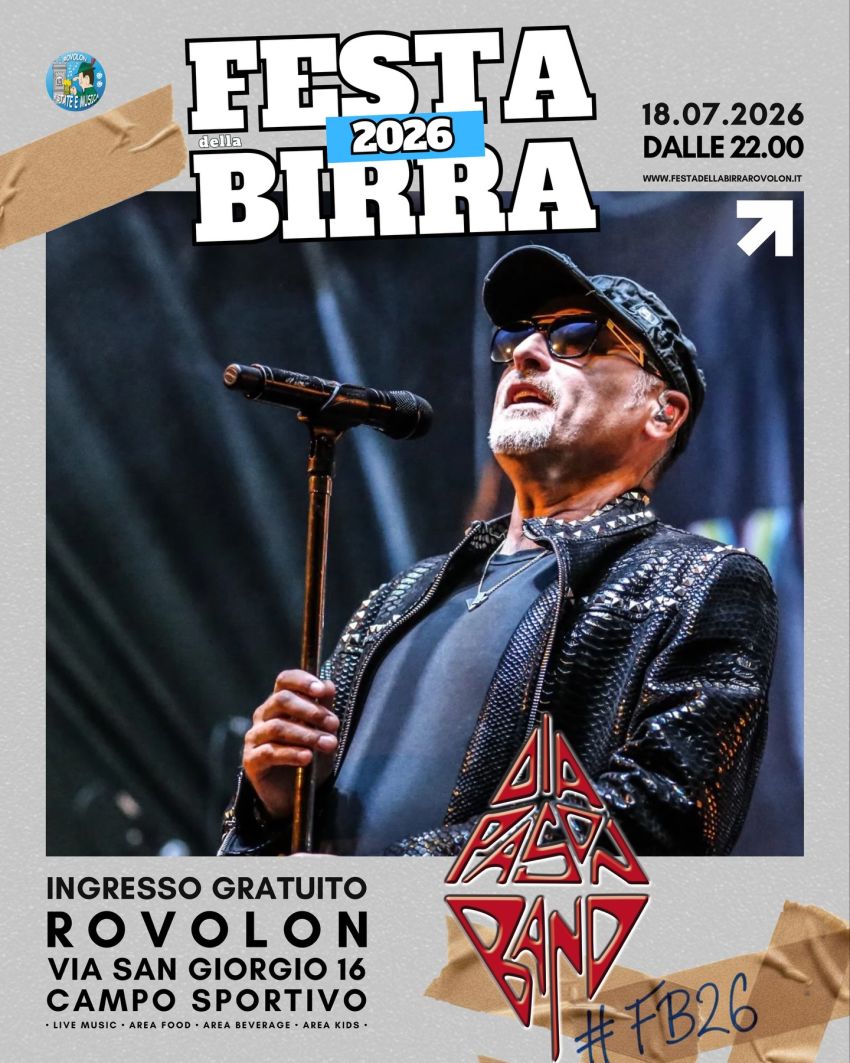 Diapason Band - Vasco Tribute Live Experience - Via San Giorgio 16 (Campo Sportivo), Rovolon (PD) - 🔥 DAY 2 🔥@diapasonband⚡ SABATO 18 LUGLIO ⚡Diapason Band • Vasco Tribute Live Experience • alla Beer Fest di Rovolon (PD)🤩🙌 Sponsor serata 🙌Alim...