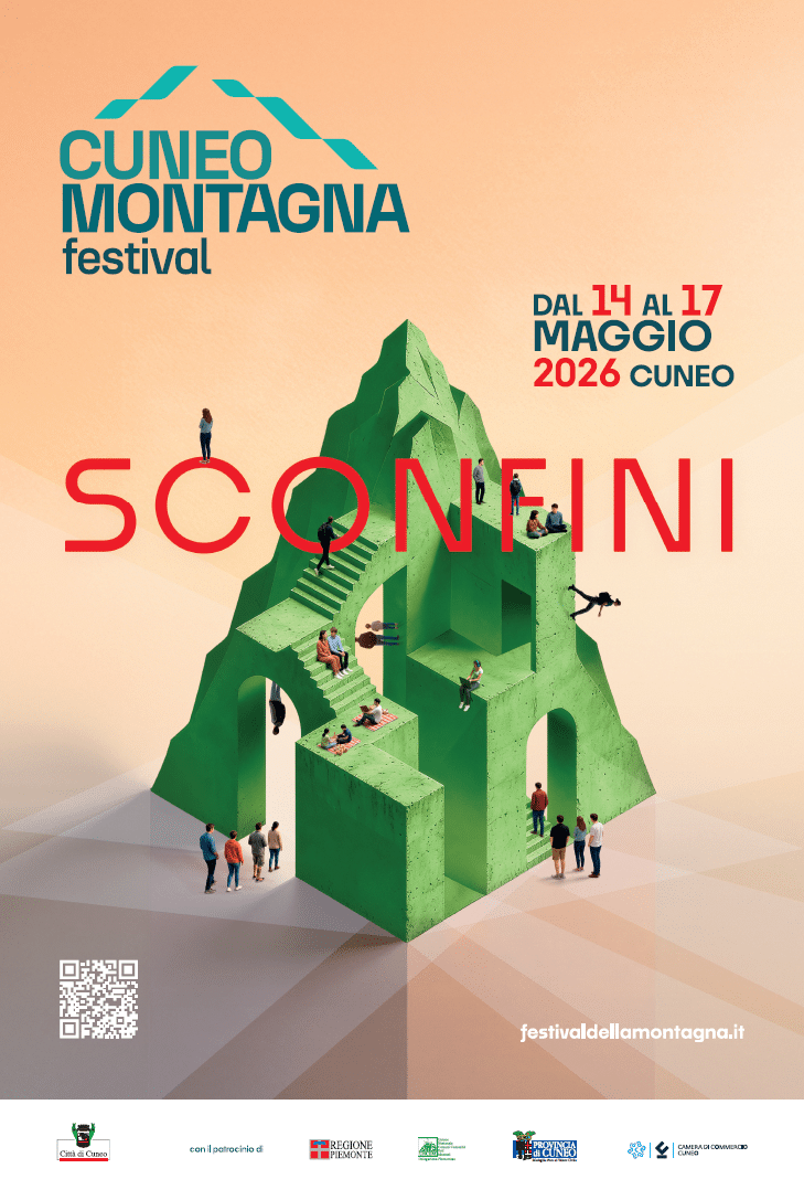 Cuneo Montagna Festival 2026 – “Sconfini” - Spazi vari a Cuneo, Cuneo (CN) - Quattro giorni di talk, convegni, proiezioni, concerti, mostre, attività esperienziali outdoor legati dal filo conduttore degli “sconfini”, un invito...