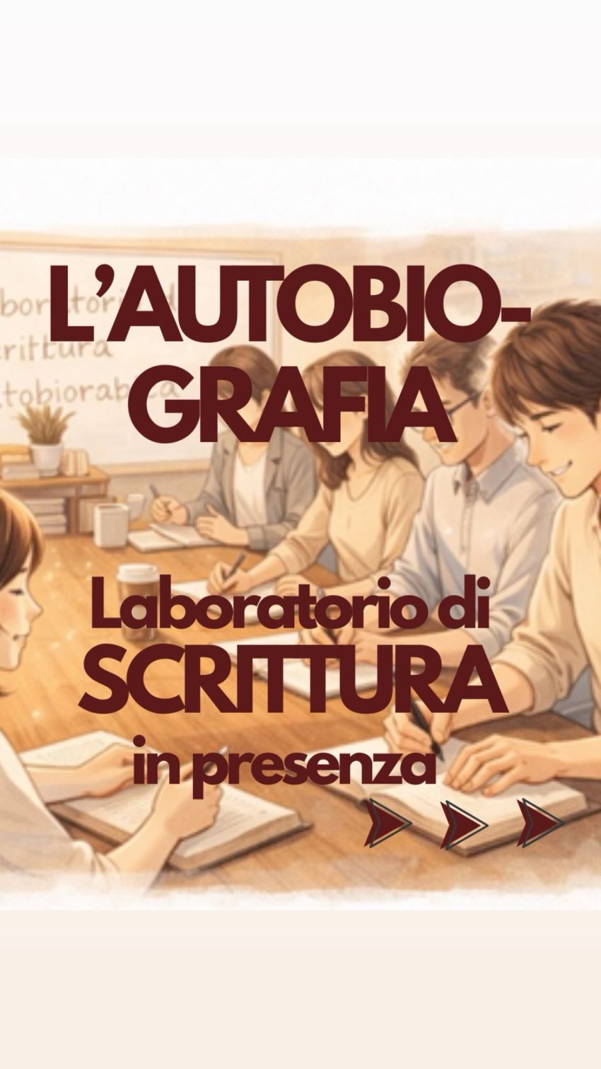 L'AUTOBIOGRAFIA: Laboratorio in presenza sulla Scrittura del Sé - CASA DELLA MUSICA, Via Genova, 26 a San Pietro in Casale (BO), San Pietro in Casale (BO) - L’AUTOBIOGRAFIA LABORATORIO DI SCRITTURA 
Scrivere la propria storia non è solo un esercizio di memoria.È un atto di ascolto profondo. Un modo per dar...