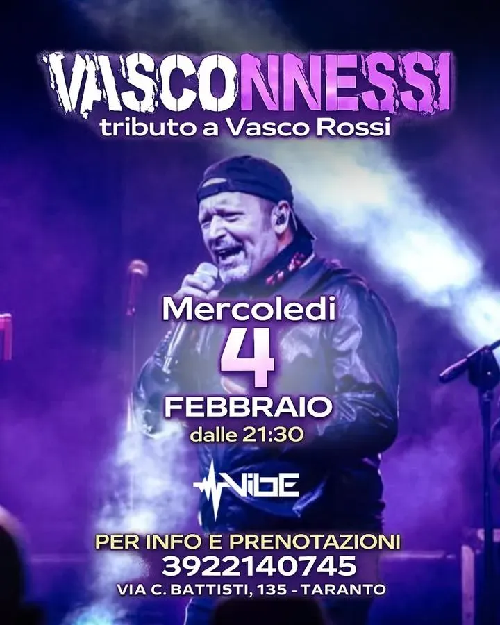 Vasconnessi - Tributo a Vasco Rossi - Vasconnessi - Via Cesare Battisti 135 (Vibe), Taranto (TA) - 