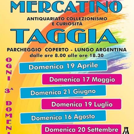 MERCATINO - Parcheggio Coperto – Lungomare Argentina, Taggia (IM) - 🌈 MERCATINO TAGGIA 🌈
📅 Data: Domenica 19 Aprile
⏰ Orario: dalle 8.00 alle 18.30
📍 Luogo: Parcheggio Coperto – Lungomare Argentina, Taggia
🛍️...