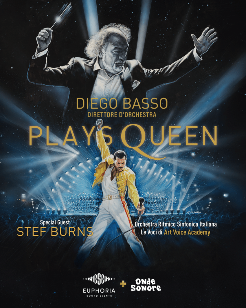 Diego basso plays queen - Palazzetto dello Sport, Cuneo (CN) - Sabato 13 settembre 2025 presso il Palazzetto dello Sport di Cuneo, Euphoria Sound Events e Onde Sonore presentano “Diego Basso Plays Queen”. Special...