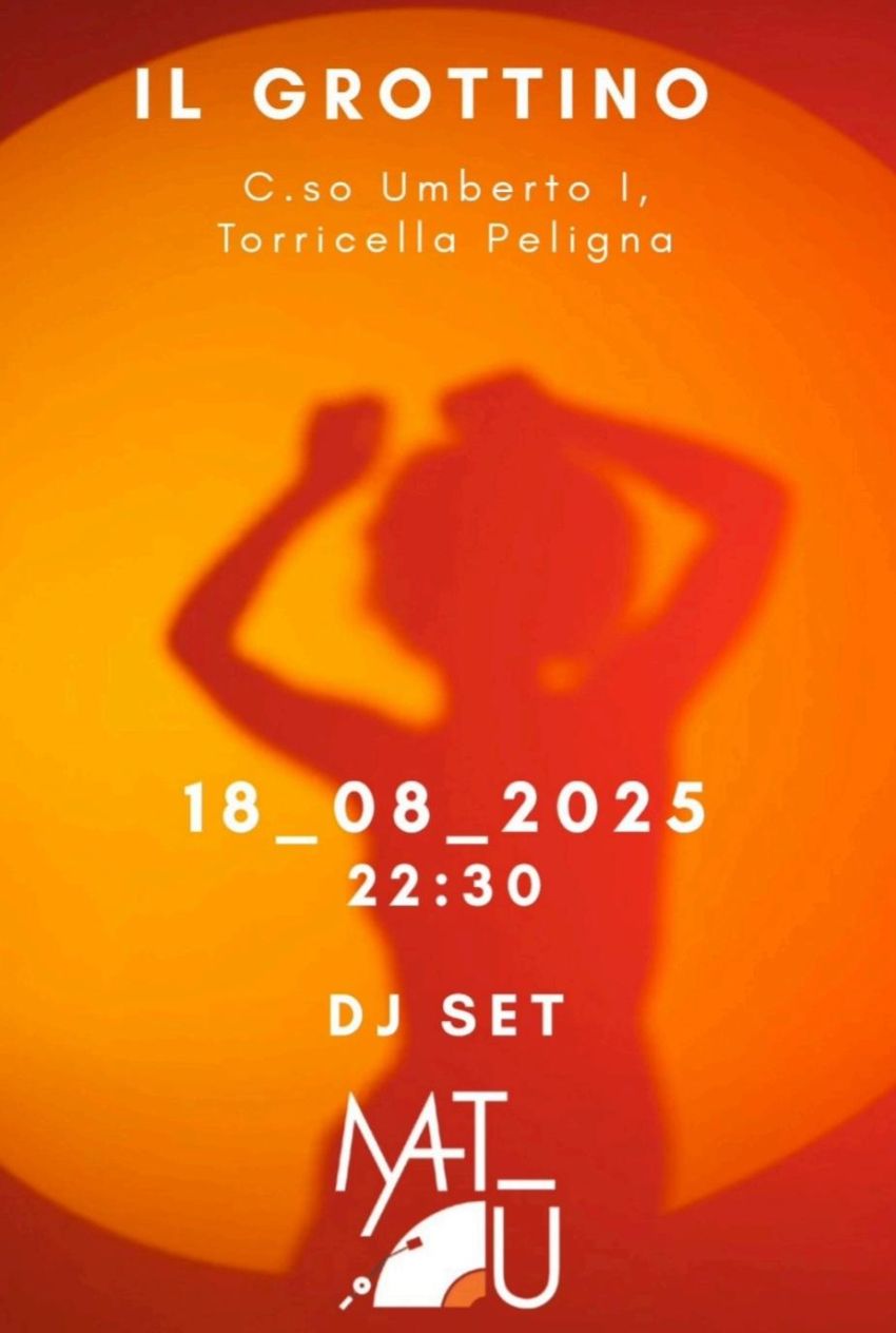 DJ SET @IL GROTTINO - Corso Umberto I (Il Grottino), Torricella Peligna (CH) -  

 


18_08_2025Torniamo dagli amici del @ilgrottinotorricellapeligna 🍒Solito trambusto a Torricella Peligna❤️‍🔥_Affezzionatevi ai luoghi_❤️EventiD...