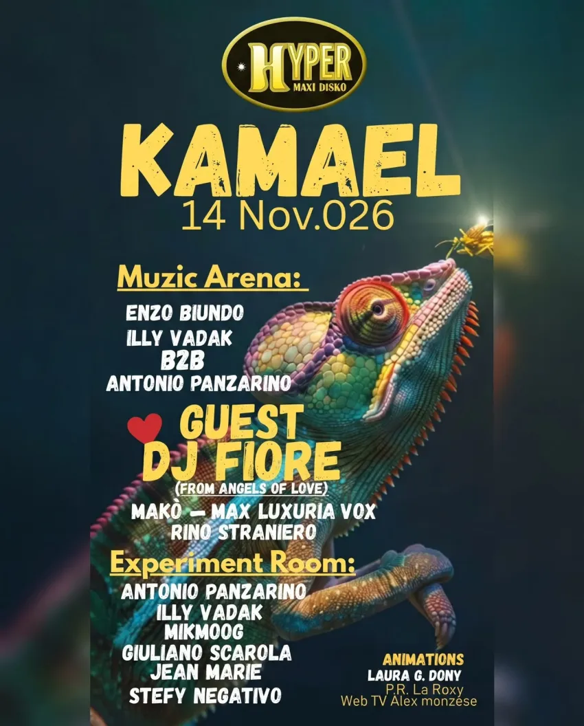 LA MUSICA CAMBIA PELLE - WHY NOT? presenta KAMAEL - via castellana km 1,5 (HYPER MAXI DISCO), Alberobello (BA) - 🦎 *LA MUSICA CAMBIA PELLE* 🦎*WHY NOT? presenta KAMÆL*
Amici HOUSE LOVERS, ci siamo!Torna l’appuntamento più camaleontico dell’anno! 😍
📅 *SABATO 14...