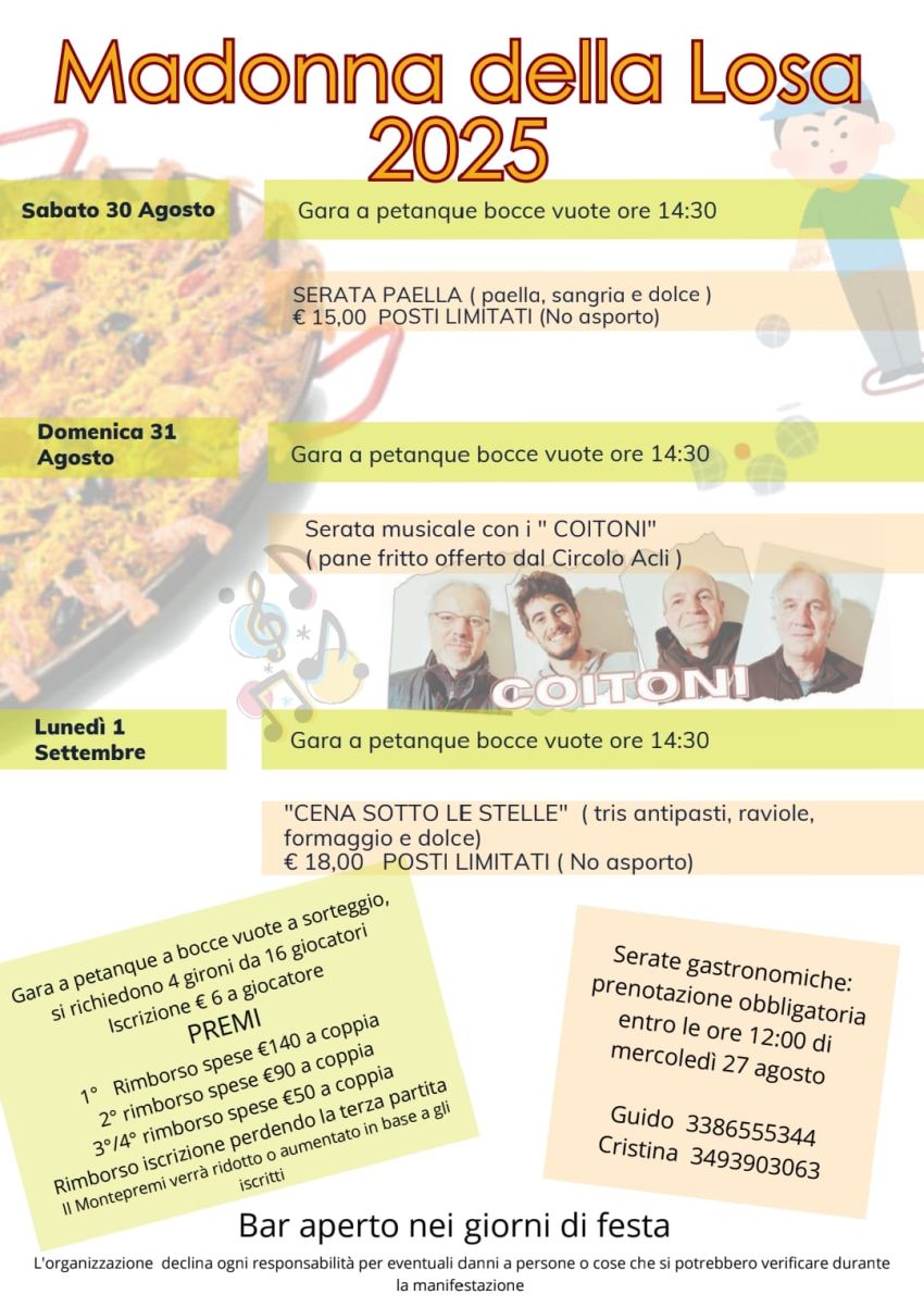 Madonna della Losa 2025 - Frazione San Michele, Cervasca (CN) - 