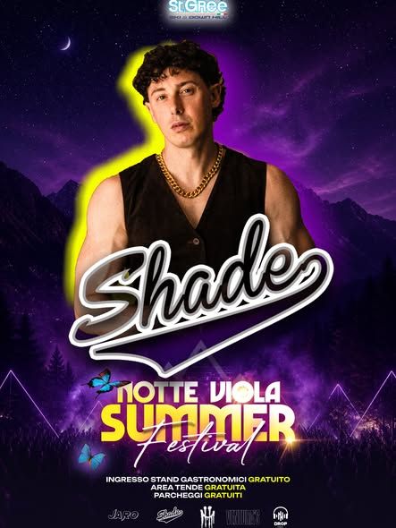NOTTE VIOLA SUMMER FESTIVAL - Viola, Viola (CN) - Venerdì 14 e sabato 15 agosto a Viola c'è il Notte Viola Summer Festival,  due giorni di musica, cibo e tanto divertimento. Stand gastronomici aperti...