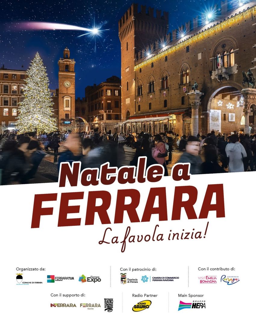 Natale a Ferrara - Centro, Ferrara (FE) - A Ferrara il Natale è una favola da vivere!Dal 22 novembre al 6 gennaio, il cuore della città si trasforma in uno scenario incantato, con oltre 130 ch...