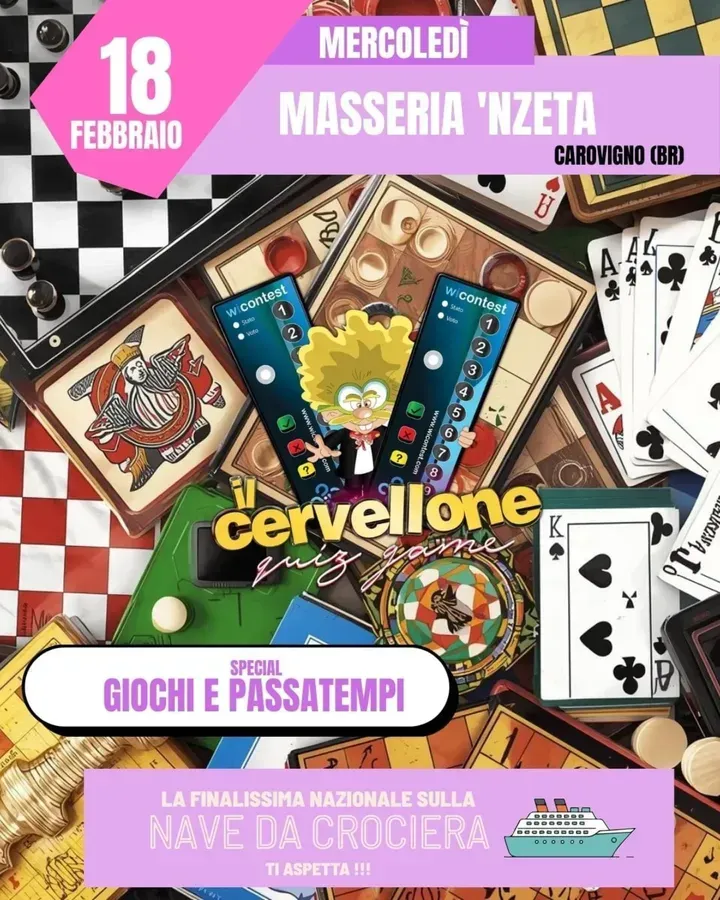 Il Cervellone - Speciale Giochi - il Cervellone - SS16 (Masseria Nzeta), Carovigno (BR) - 