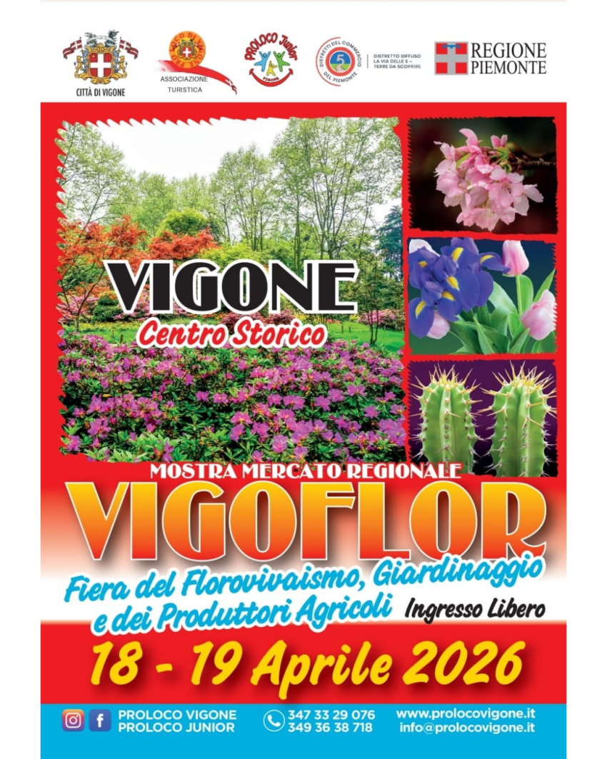 Vigoflor 2026 - Via Umberto I, Vigone (TO) - 