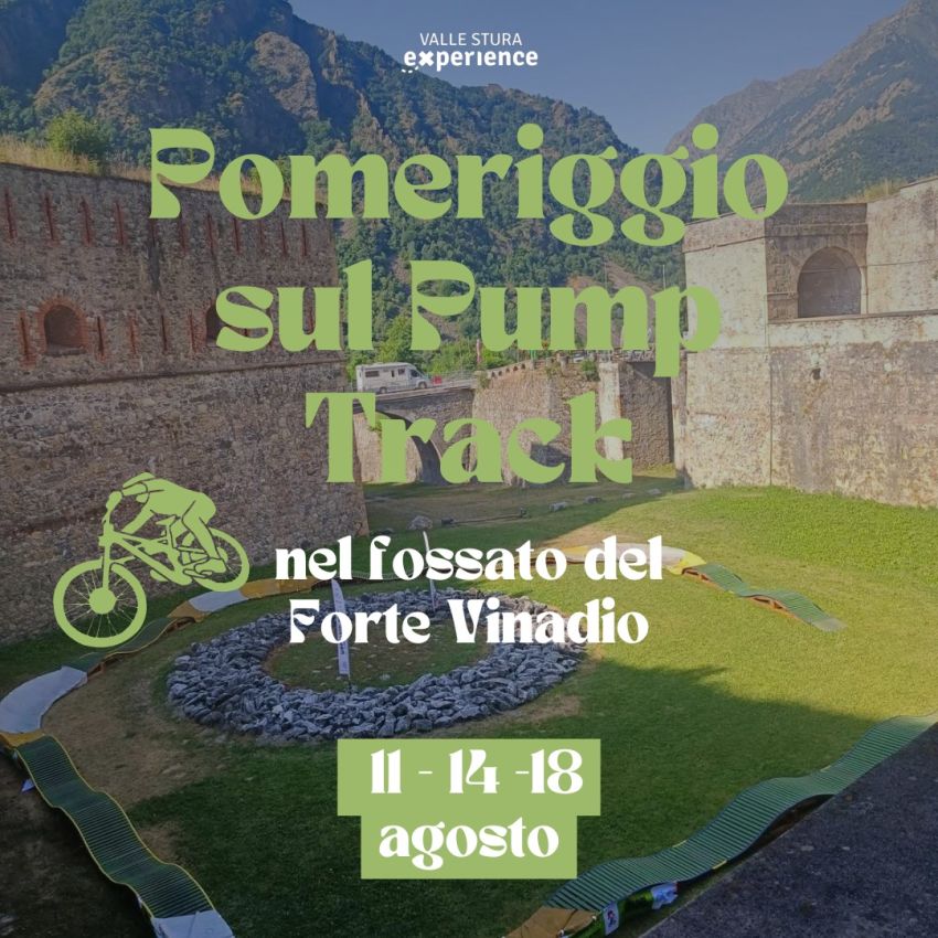 Pomeriggio sul Pump Track - via Nazionale 2 (Revelin Bistrot), Vinadio (CN) - 🚴‍♂️ 11, 14 e 18 agosto📍 Vinadio – @revelin_bistrot Un pomeriggio di adrenalina e divertimento tutto dedicato ai più piccoli!⏰ Dalle 16.00 alle 19....