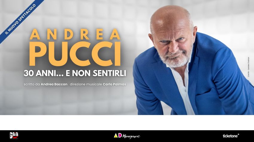 ANDREA PUCCI 30 ANNI E NON SENTIRLI  - palazzetto dello sport di cuneo, Cuneo (CN) -  ANDREA PUCCI 30 ANNI E NON SENTIRLI Sabato 27 Settembre 2025 ore 21.00 Palazzetto dello Sport Via Aldo Viglione, 1, 12100 CUNEO CNTorna il comico mil...