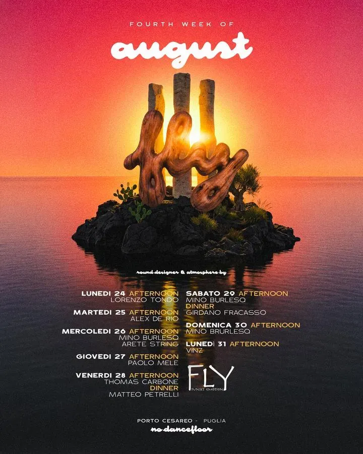 Fly Sunset Emotion — Afternoon - Vinz DJ - Via Vincenzo Monti (Fly - Sunset Emotion), Porto Cesareo (LE) - 