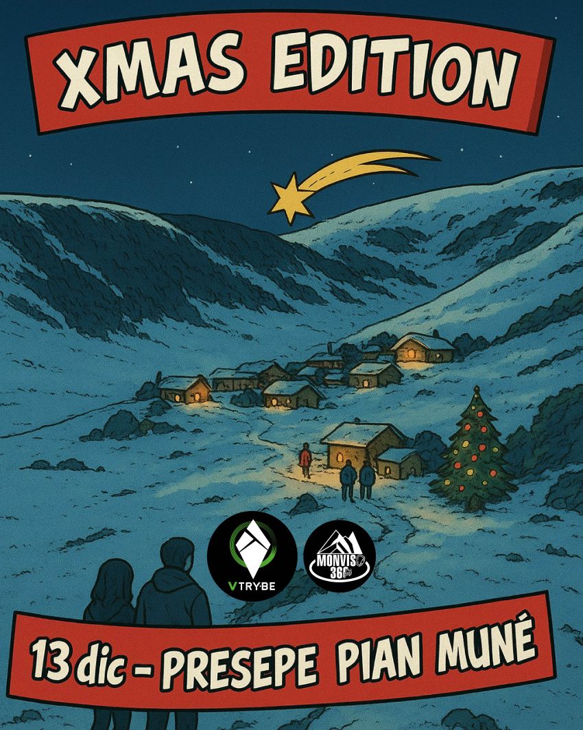 XMAS EDITION V TRYBE PRESEPE VIVENTE DI PIAN MUNE’ 🎅🎄 - Pian Munè, Paesana (CN) - XMAS EDITION V TRYBEPRESEPE VIVENTE DI PIAN MUNE’ 🎅🎄
Gruppo dai 20 ai 45 anni! :)
Ciapolata notturna + visita al meraviglioso presepe vivente di Pia...