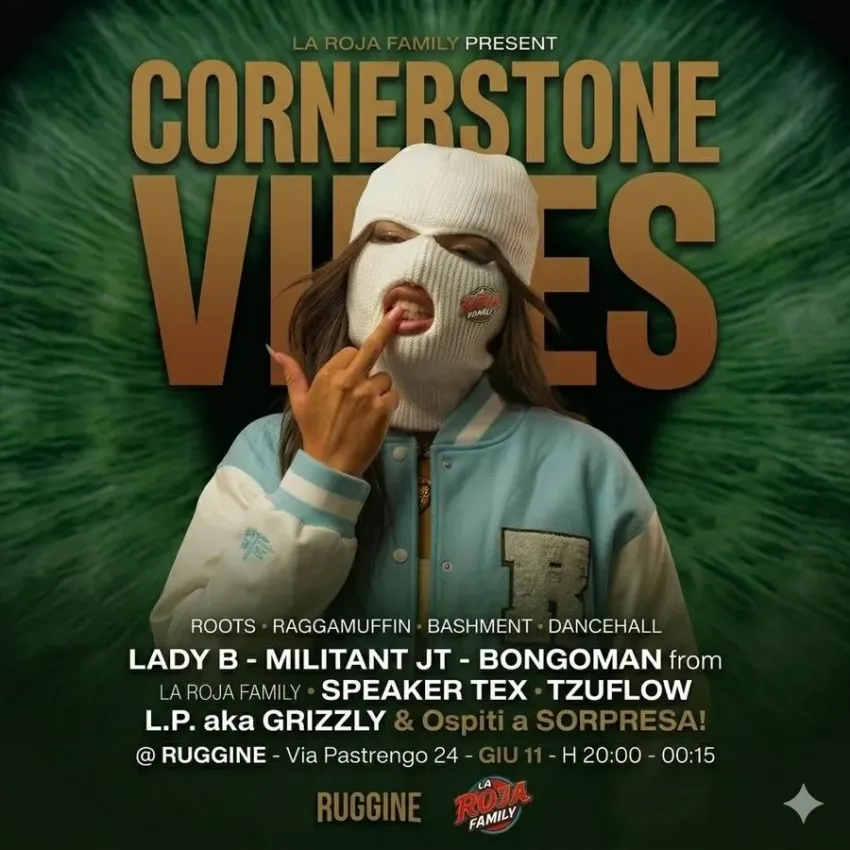 Cornerstone Vibes - Militant JT DJ - Via Pastrengo 24 (Ruggine - Birreria di Quartiere), Brindisi (BR) - 