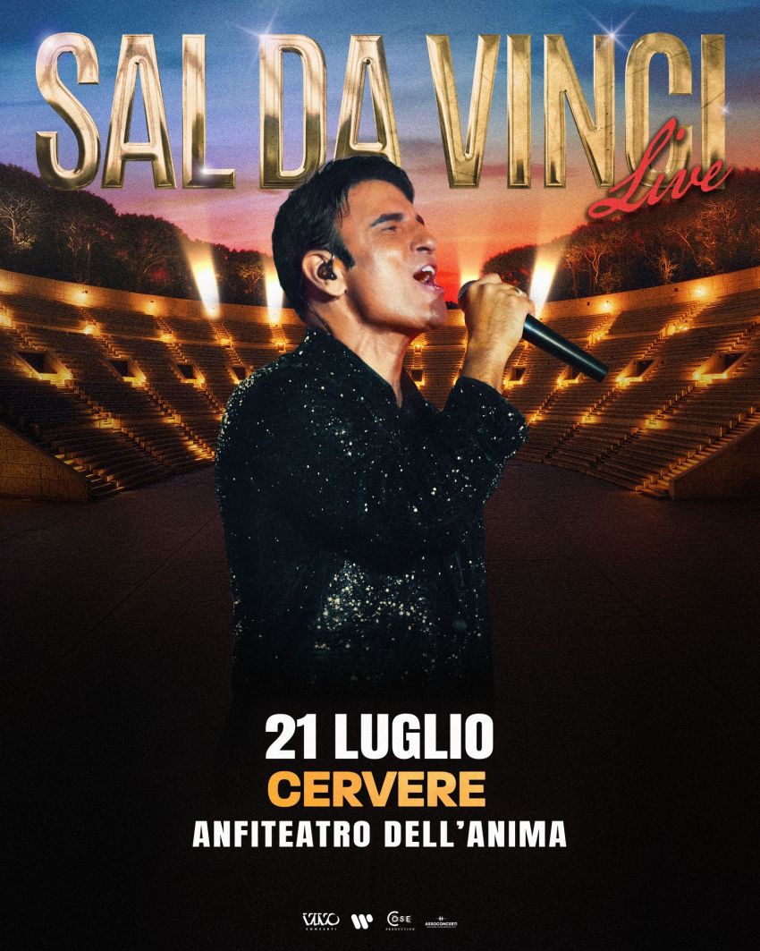 SAL DA VINCI all’Anima Festival – 21 luglio 2026, Cervere - Cuneo - Anfiteatro dell'anima, Cervere (CN) - SAL DA VINCI all’Anima Festival – 21 luglio 2026, CervereUna serata speciale ti aspetta all’Anfiteatro dell’Anima: il 21 luglio 2026 arriva Sal Da Vin...