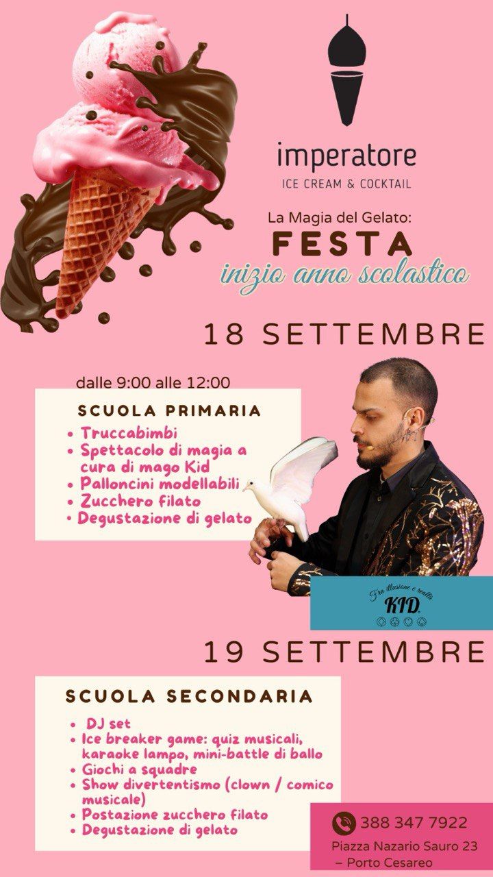 La Magia Del Gelato - Piazza Nazario Sauro 23 (Bar Imperatore), Porto Cesareo (LE) - 