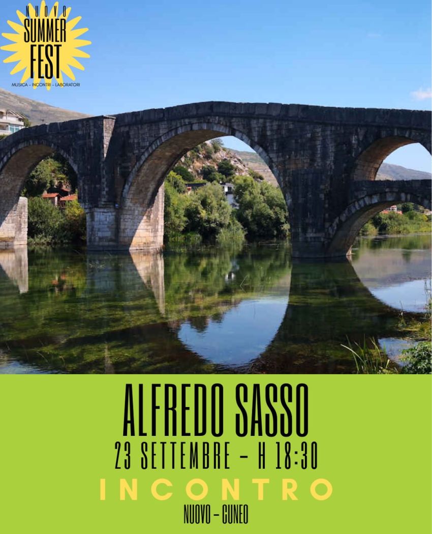 ALFREDO SASSO - Incontro - Via Parco della Gioventù (NUoVO Cuneo), Cuneo (CN) - ALFREDO SASSO🗓️ 23 settembre | ore 18:30📍 NUoVO | Via Parco della Gioventù. CN🎫 Ingresso gratuitoCon il contributo: @fondazionecrc