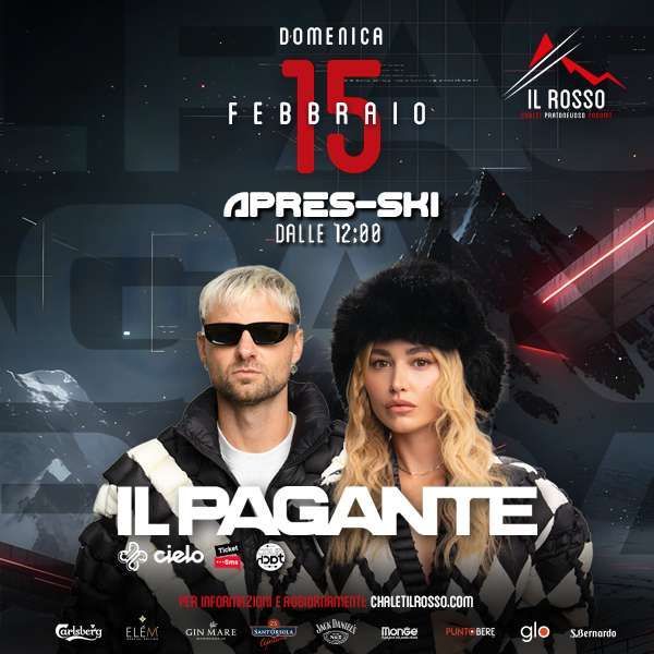 Il Pagante a Prato Nevoso: Il Grande Après-ski allo Chalet Il Rosso - chalet il rosso, Frabosa Sottana (CN) - Domenica 15 Febbraio vivi la festa più esclusiva a 2000 metri di quota
Sei pronto per l'evento più atteso della stagione invernale? Domenica 15 febbra...
