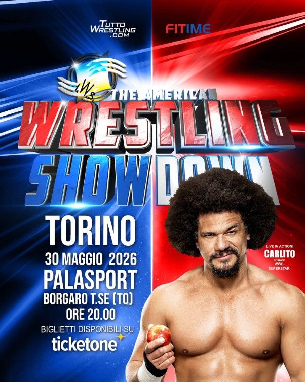  wrestling americano -  Showdown Torino - Palasport, Borgaro Torinese (TO) - 🚨Torino That's Cool...quando?La risposta è adesso!🎟 I biglietti per IWS – The American Wrestling Showdown sono ora ufficialmente disponibili su Ticke...
