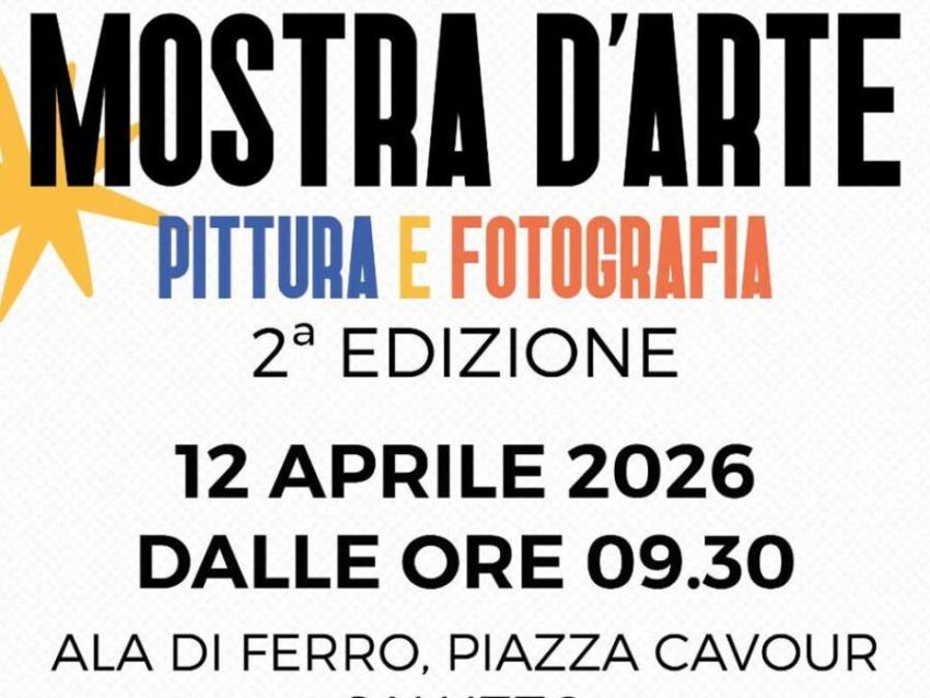 MOSTRA ARTE - Saluzzo, Saluzzo (CN) - Domenica 12 aprile, dalle ore 9.30, presso l'Ala di Ferro di Saluzzo, la Fondazione Amleto Bertoni organizza la seconda edizione della Mostra d'Arte....