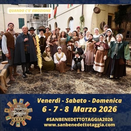 Festeggiamenti di San Benedetto - Centro citta', Taggia (IM) - Festeggiamenti di San Benedetto Taggia 
400 𝔞𝔫𝔫𝔦 𝔡𝔦 𝔖𝔱𝔬𝔯𝔦𝔞✨
𝗩𝗲𝗻𝗲𝗿𝗱𝗶̀, 𝗦𝗮𝗯𝗮𝘁𝗼, 𝗗𝗼𝗺𝗲𝗻𝗶𝗰𝗮
𝟲 - 𝟳 - 𝟴 𝗠𝗮𝗿𝘇𝗼 𝟮𝟬𝟮𝟲
Manifestazione storica tra le più imp...