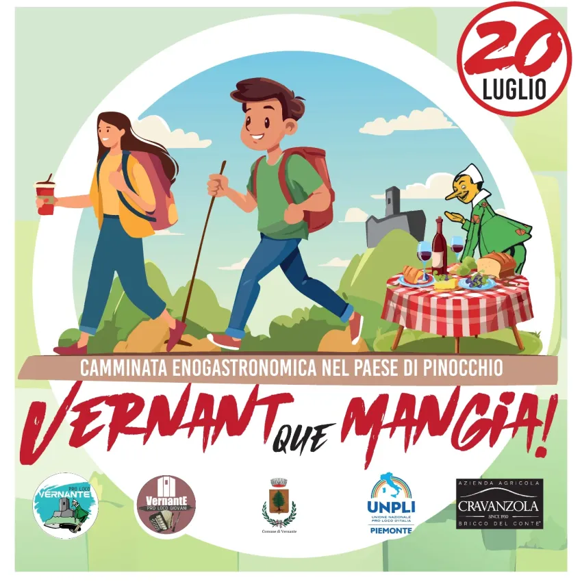 Vernant que mangia! - Campo sportivo, Vernante (CN) - 🍷 Vernant que mangia 🍽️📅 Domenica 20 luglio🕦 A partire dalle ore 11:30📍 Partenza dal campo sportivo di Vernante🚶♀️ Una camminata enogastronomica...