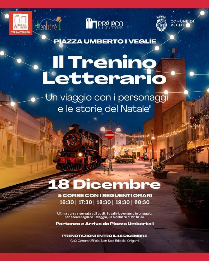 Trenino Letterario - Piazza Umberto I (Veglie - Piazza Umberto I), Veglie (LE) - 