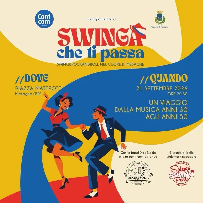Swinga Che Ti Passa - Salento Swing People - Piazza Giacomo Matteotti (Mesagne - Piazza Giacomo Matteotti), Mesagne (BR) - 