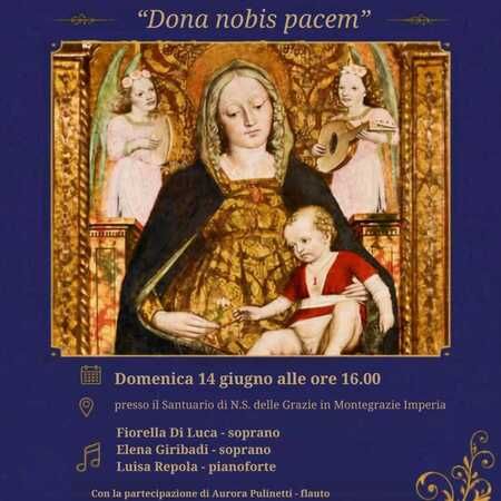 Meditazione musicale - Montegrazie Santuario N.S.delle Grazie, Imperia (IM) - Musica sacra Bach, Mozart, Rossini
Soprano: Fiorella Di Luca
Mezzoprano: Elena Giribaldi 
Pianoforte: Luisa Repola
Flauto: Aurora Pulinetti
 Indi...