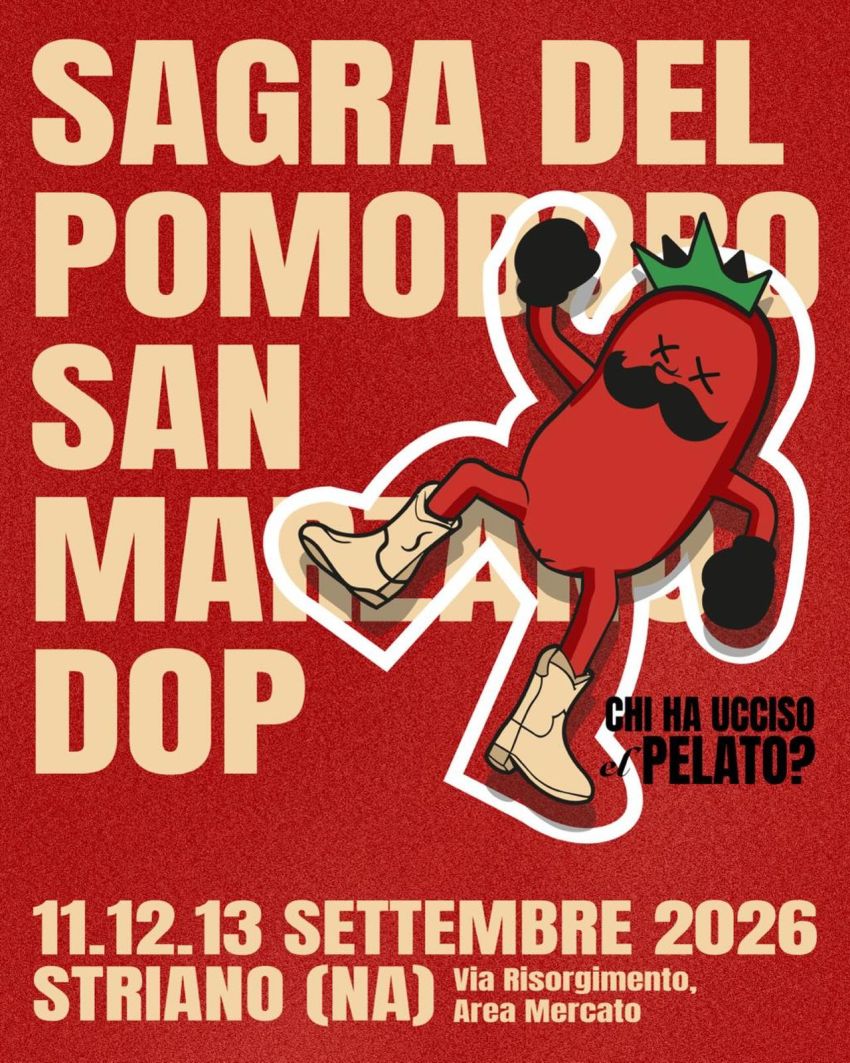 23ª Sagra del Pomodoro San Marzano DOP 2026 - Via Risorgimento  (Area Mercato), Striano (NA) - Dall’11 al 13 settembre 2026 Striano torna a profumare di pomodoro, tradizione e cose buone. ❤️Tre giorni per celebrare il San Marzano DOP, quello ver...