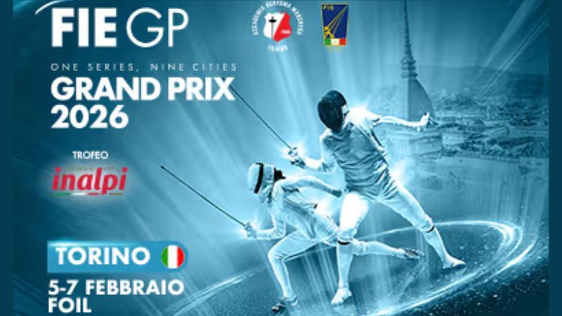 Foil Grand Prix – Trofeo Inalpi 2026 - Inalpi Arena, corso Sebastopoli, 123, Torino (TO) - Torino ospita per il 16° anno consecutivo il prestigioso evento internazionale di fioretto maschile e femminile.Anche quest’anno quella di Torino è la...