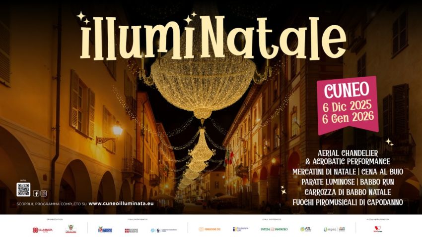 IllumiNatale Cuneo 2025: Mercatini, Luci e Magia dal 6 Dicembre al 6 Gennaio - Centro, Cuneo (CN) - Scopri IllumiNatale a Cuneo! Dal 6 dicembre 2025 al 6 gennaio 2026: mercatini artigianali, casa di Babbo Natale, giri in carrozza e laboratori per bam...