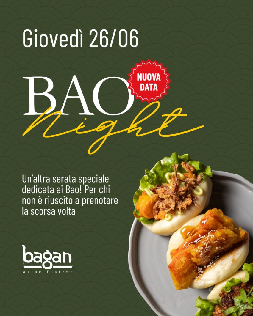 BAO Night - Via Peveragno, 4, Cuneo (CN) - Giovedì 26 giugno torna la serata dedicata ai nostri bao… per chi non è riuscito a prenotare la scorsa volta!😉Morbidi, cotti al vapore, proposti in t...
