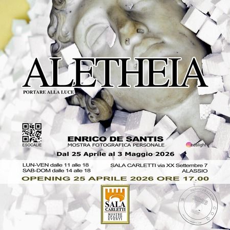 Mostra personale di Enrico De Santis - Sala Carletti – Via XX Settembre 7, Alassio (SV) - Mostra personale di Enrico De Santis
Da sabato 25 aprile a domenica 3 maggio
Sala Carletti – Via XX Settembre 7
Dal lunedì al venerdì dalle ore 11....