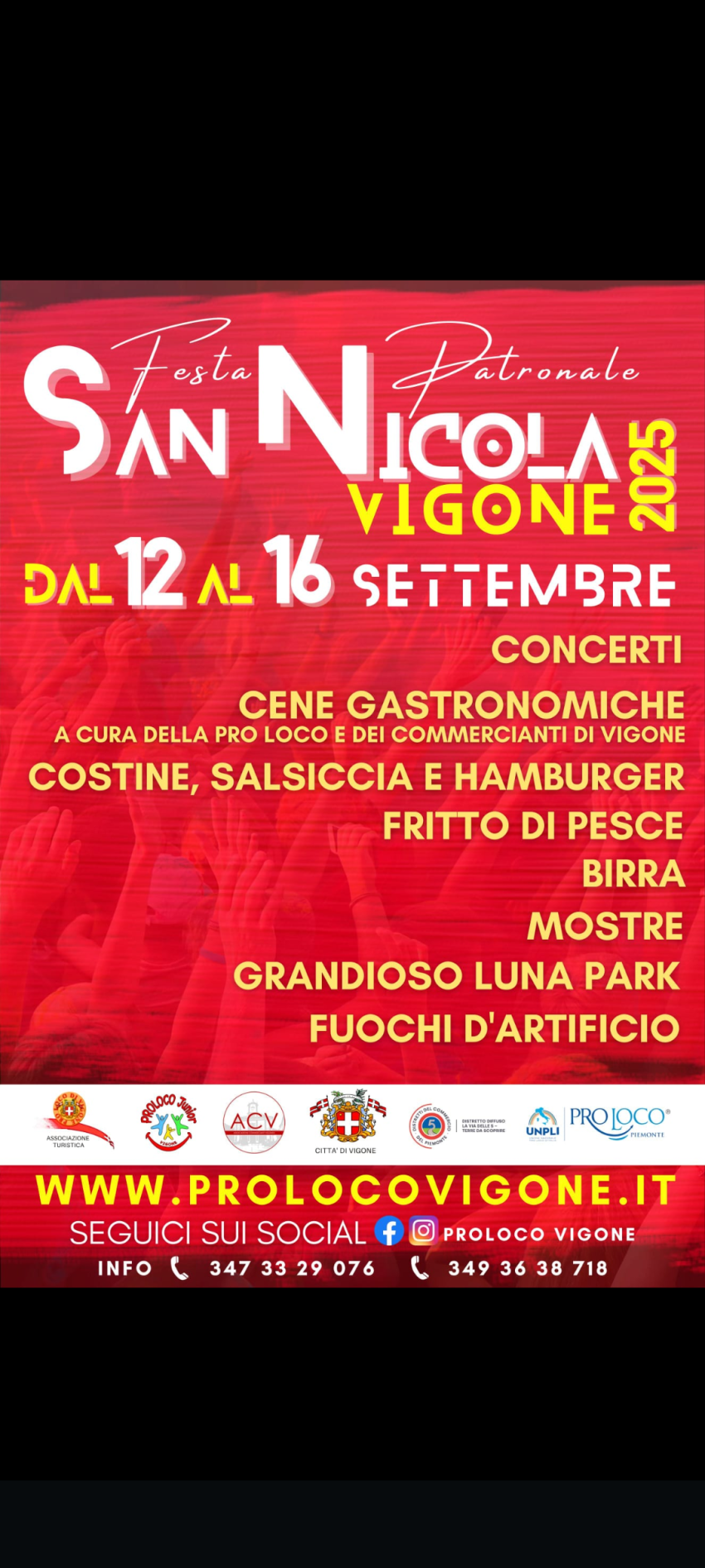 Festa Patronale di San Nicola - Piazza Cardinal Boetto, Vigone (TO) -