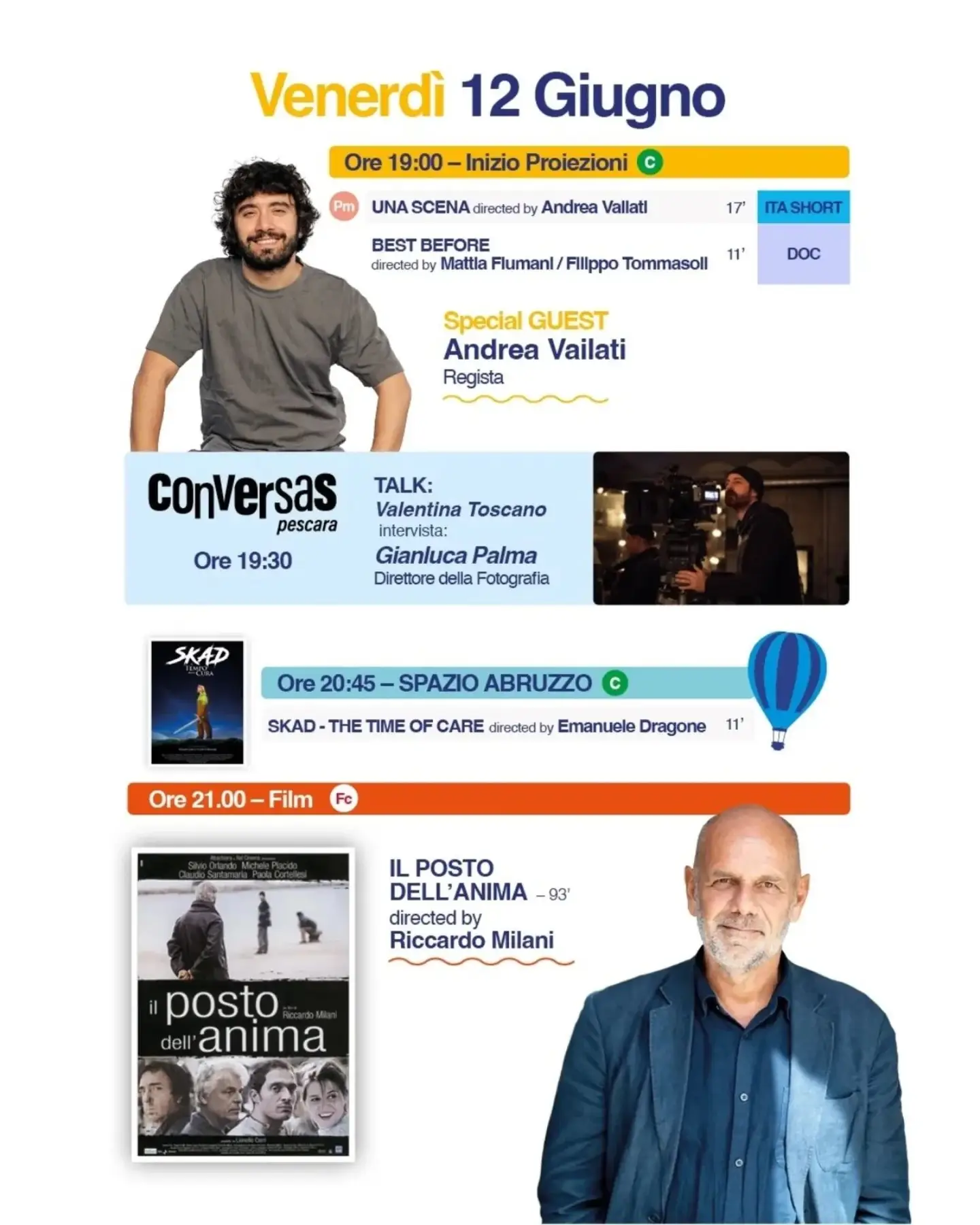 ADRIATIC FILM FESTIVAL - 9a edizione -  Lungomare John Fitzgerald Kennedy (Auditorium Sirena), Francavilla al Mare (CH) - 🎬🌊 Cinque giorni di cinema, decine di opere da tutto il mondo, ospiti, incontri, nuove collaborazioni internazionali e altre sorprese ancora da annu...