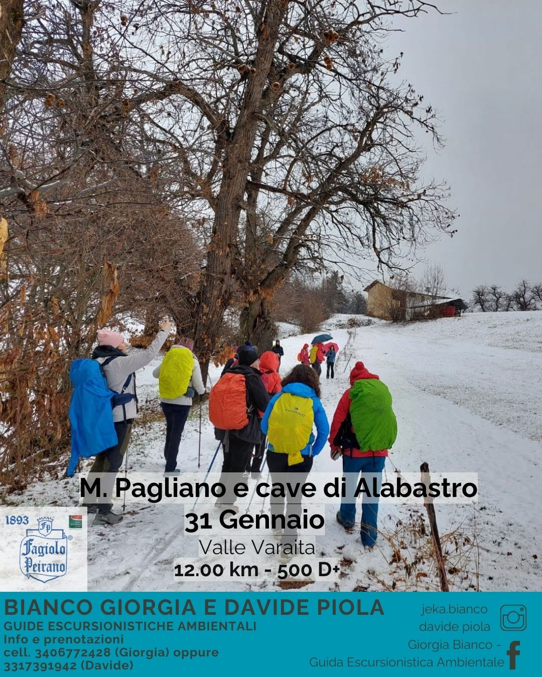 Cave di Alabastro e Monte Pagliano - Cave Alabastro, Busca (CN) -  🍫 𝗖𝗮𝘃𝗲 𝗱𝗶 𝗔𝗹𝗮𝗯𝗮𝘀𝘁𝗿𝗼 𝗲 𝗠. 𝗣𝗮𝗴𝗹𝗶𝗮𝗻𝗼 🪨 
🗓️ 𝟯𝟭 𝗚𝗲𝗻𝗻𝗮𝗶𝗼 
🥾 𝟭𝟮 𝗸𝗺 𝟱𝟬𝟬 𝗗+
👣 𝗗𝗶𝗳𝗳𝗶𝗰𝗼𝗹𝘁à 𝗧
⏰ 𝗣𝗮𝗿𝘁𝗲𝗻𝘇𝗮 𝗼𝗿𝗲 𝟭𝟬.𝟬𝟬
📝 Iscrizione obbligatoria entro il 𝟯𝟬 𝗴𝗲...
