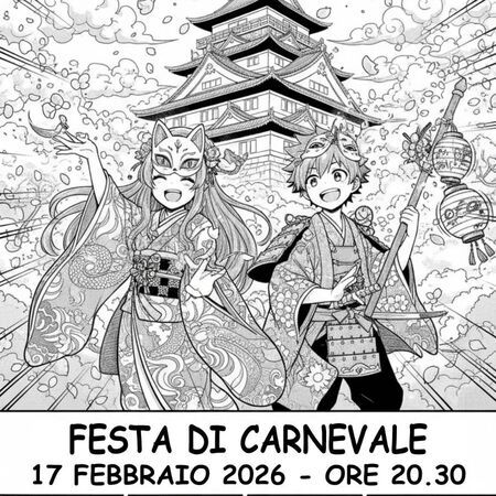 FESTA DI CARNEVALE - Centro citta', Busalla (GE) - 部華パーテシ  
Kibou Party  
SOGNI DAL GIAPPONE  
FESTA DI CARNEVALE  
17 FEBBRAIO 2026 - ORE 20.30  
SAVE THE DATE!!!