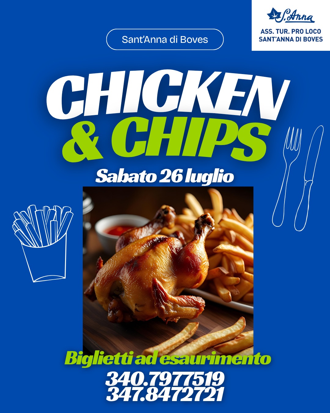 Festa Sant’Anna di Boves - Day 2 - Via Funga, 1, Boves (CN) - Torna come ogni anno l'appuntamento fisso della festa di Sant'Anna di Boves (CN)! 🎉🤩💙
Anche quest'anno al Sabato si parte subito al mattino con la...