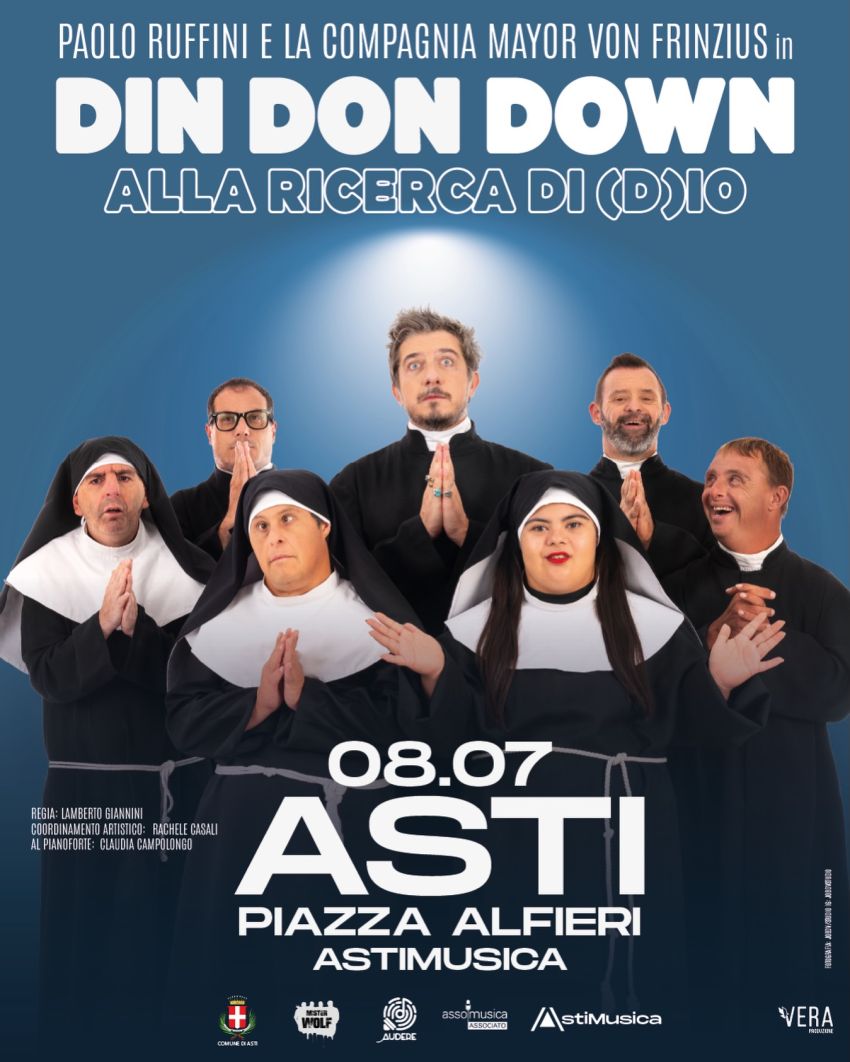 PAOLO RUFFINI - DIN DON DOWN - ALLA RICERCA DI (D)IO - PIAZZA ALFIERI, Asti (AT) - 𝐏𝐚𝐨𝐥𝐨 𝐑𝐮𝐟𝐟𝐢𝐧𝐢 & 𝐂𝐨𝐦𝐩𝐚𝐠𝐧𝐢𝐚 𝐌𝐚𝐲𝐨𝐫 𝐕𝐨𝐧 𝐅𝐫𝐢𝐧𝐳𝐢𝐮𝐬 “𝐃𝐢𝐧 𝐃𝐨𝐧 𝐃𝐨𝐰𝐧” @ 𝐀𝐬𝐭𝐢𝐌𝐮𝐬𝐢𝐜𝐚, 𝐏𝐢𝐚𝐳𝐳𝐚 𝐀𝐥𝐟𝐢𝐞𝐫𝐢 - 𝟖 𝐥𝐮𝐠𝐥𝐢𝐨 𝟐𝟎𝟐𝟔
🎟️ Biglietti: https://bit.ly/DinDonDownAstiDi...