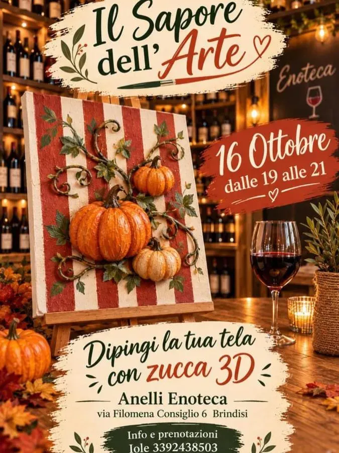 Il Sapore dell’Arte - Via Filomeno Consiglio 6 (Anelli Enoteca), Brindisi (BR) - 