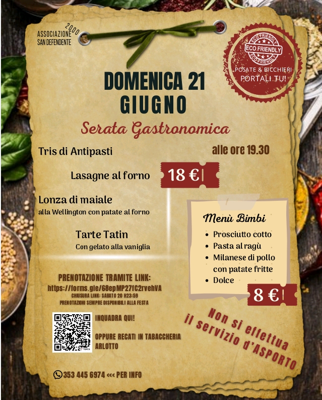  SAN DEFENDENTE DI CERVASCA IN FESTA!  - Frazione San Defendente di Cervasca, Cervasca (CN) - 🥳 SAN DEFENDENTE DI CERVASCA IN FESTA! 🥳
Segnate le date sul calendario: Sabato 20, Domenica 21 e Lunedì 22 Giugno arrivano tre giorni imperdibili d...