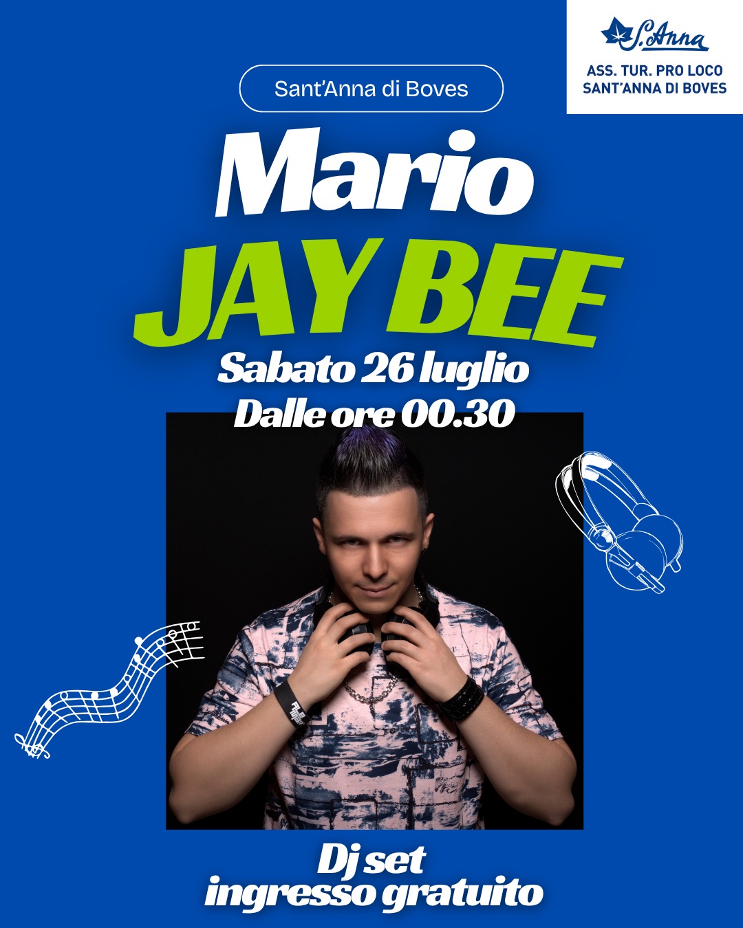 Festa Sant’Anna di Boves - Day 2 - Via Funga, 1, Boves (CN) - Torna come ogni anno l'appuntamento fisso della festa di Sant'Anna di Boves (CN)! 🎉🤩💙
Anche quest'anno al Sabato si parte subito al mattino con la...