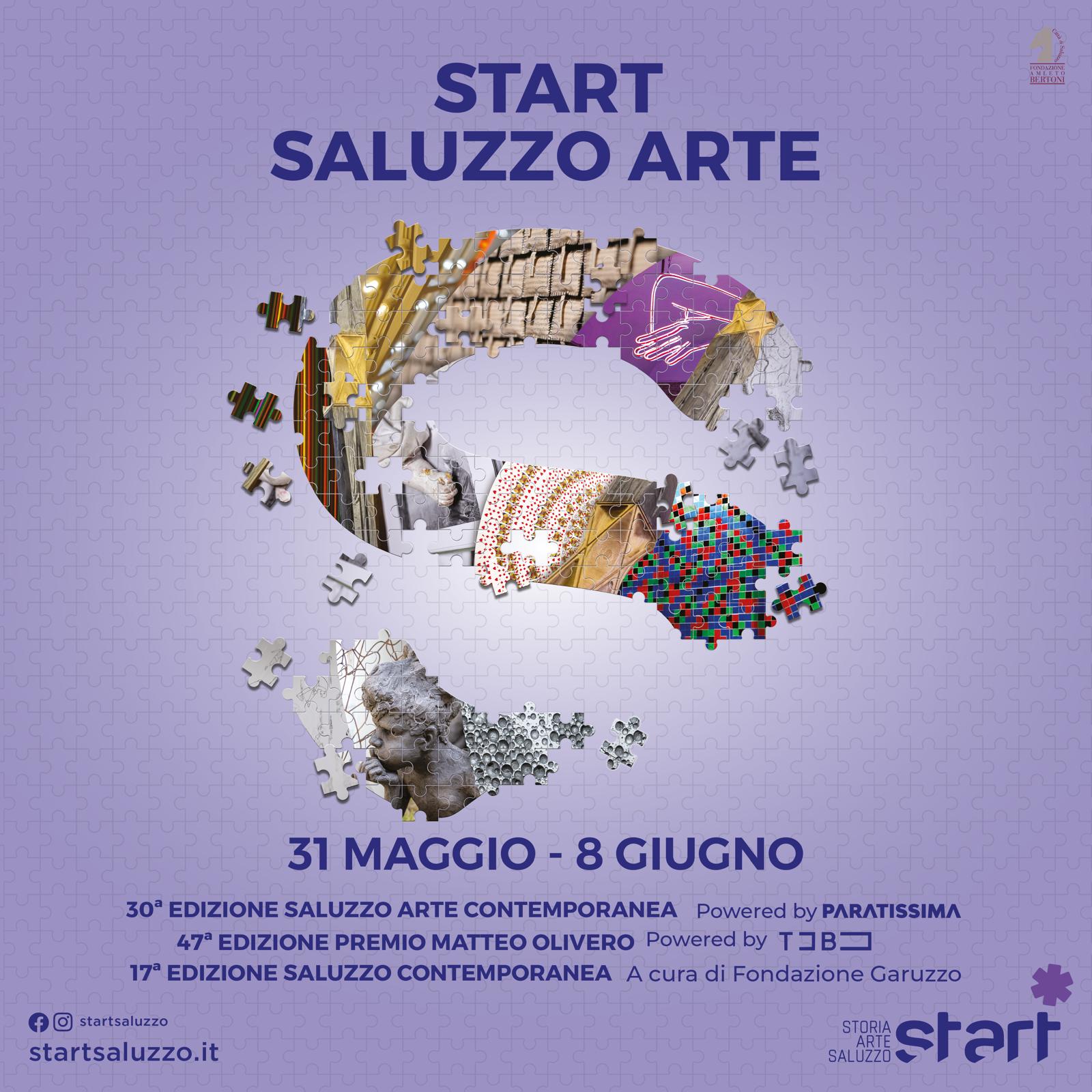 START – Arte Contemporanea - Piazza Montebello 1, 12037 Saluzzo (CN), Saluzzo (CN) -
A partire da sabato 31 maggio 2025 alle ore 15.30 prende il via START ARTE.
In uno slancio di continuità dalla tradizione dell’Antiquariato e d...