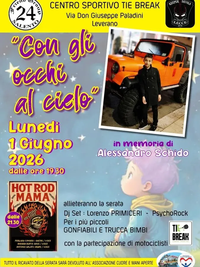 Con Gli Occhi Al Cielo - Hotrod Mama - Via Don Giuseppe Paladini (Tie Break), Leverano (LE) - 