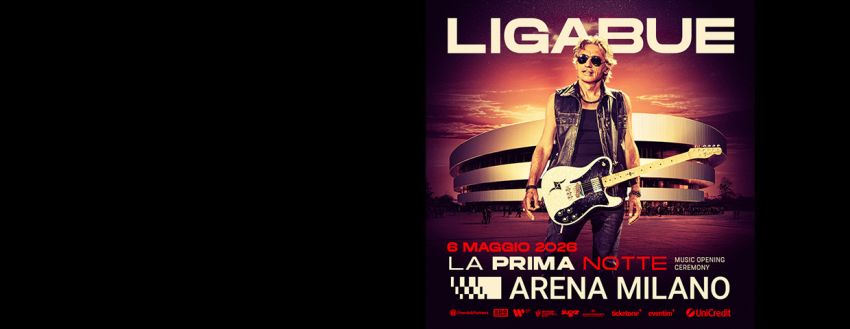 Ligabue – Music Opening Ceremony - ARENA MILANO - Arena Milano – Quartiere Santa Giulia, zona sud-est di Milano. , Milano (MI) - Ligabue apre l’era dell’Arena Milano: sarà lui la prima voce del nuovo tempio della musica!
È Luciano Ligabue l’artista scelto per inaugurale la nuova...