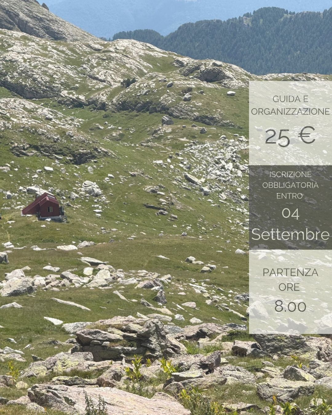 Escursione - Cima delle Saline - Fraz. Carnino Superiore, Briga Alta (CN) - 
 


𝗖𝗶𝗺𝗮 𝗱𝗲𝗹𝗹𝗲 𝗦𝗮𝗹𝗶𝗻𝗲📍 Valle Tanaro - Briga Alta, Fraz. Carnino Superiore (CN)📅 Domenica 06 Settembre🕣 ore 8.00🥾 16 km - 1300 D+🏞️ Un viaggio spe...