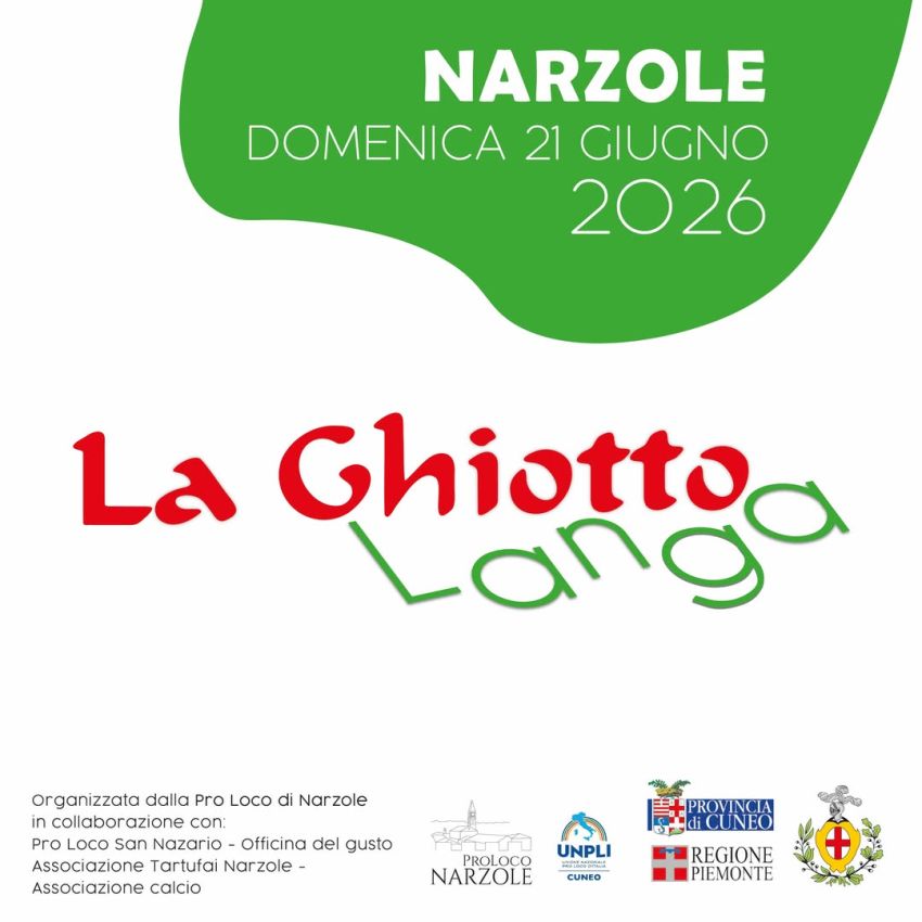 La GhiottoLanga - Città e dintorni, Narzole (CN) - Domenica 21 giugno 2026ISCRIZIONI APERTE FINO AD ESAURIMENTO POSTINuovo percorso di 7km Per info non esitate a contattarci 💚Si consigliano scarpe e a...