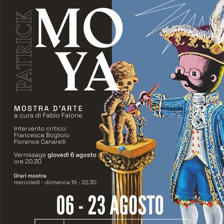 Mostra personale di Patrick Moya - Area Arte, Via del Municipio 1, Vallebona (IM) - Mostra personale di Patrick Moya
Dal 6 al 23 agosto 2026 Area Arte Vallebona ospita la mostra personale di Patrick Moya, artista francese conosciuto...