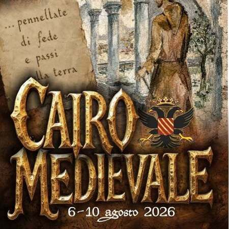 Cairo Medievale - Centro citta', Cairo Montenotte (SV) - Le porte del tempo si riaprono! 🏰⏳
Dal 6 al 10 agosto 2026, il centro storico di Cairo Montenotte fa un tuffo nel passato e torna a vivere le magic...